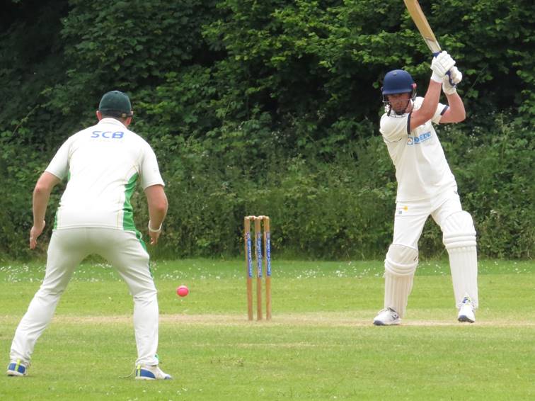 A group of men playing cricket

Description automatically generated